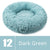 Round Plush Dog Bed House Dog Mat Winter Warm Sleeping Cats Nest Soft Long Plush Dog Basket Pet Cushion Portable Pets Supplies