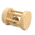 Cute Natural Wooden Rabbits Toys Pine Dumbells Unicycle Bell Roller Chew Toys for Guinea Pigs Rat Small Pet Molars Supplies